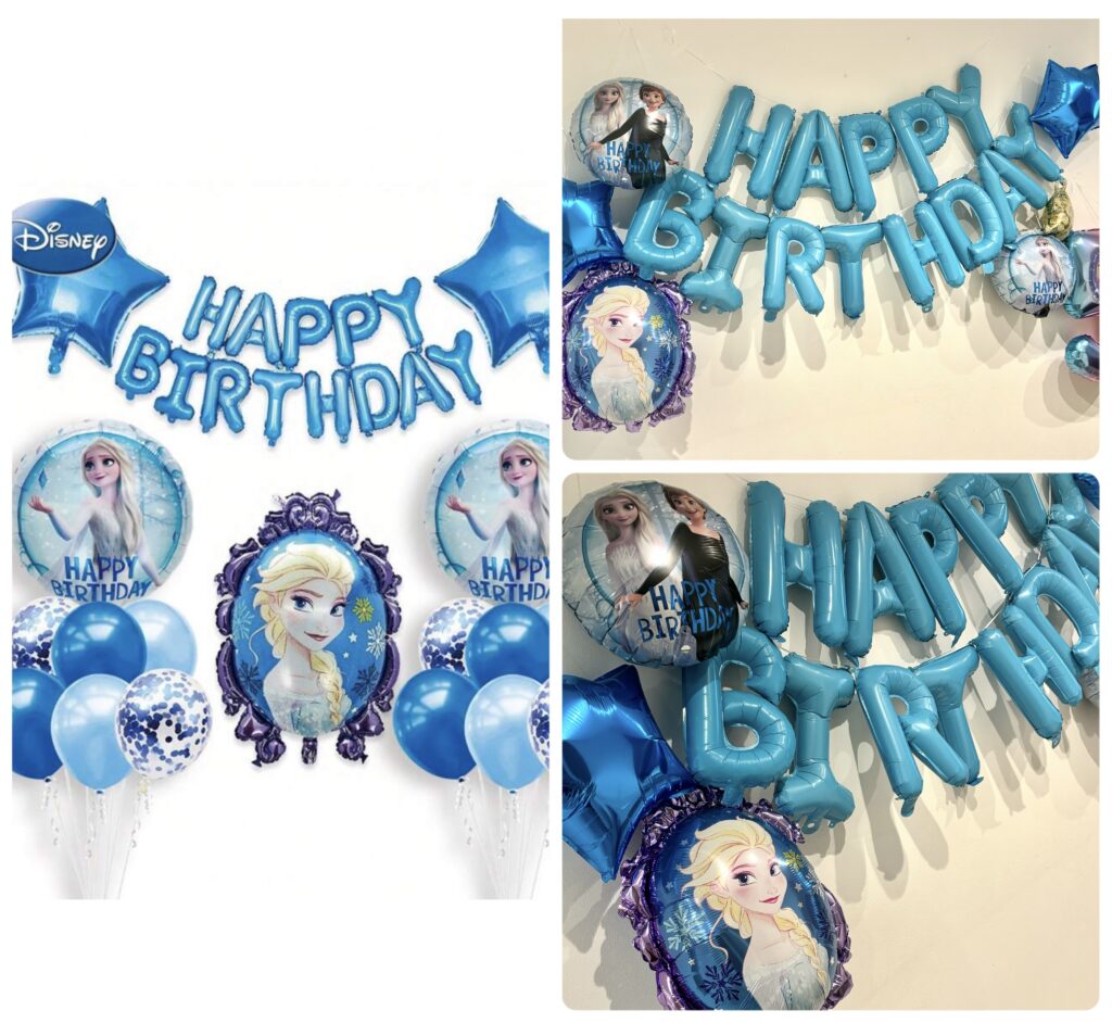 アナ雪誕生日バルーン